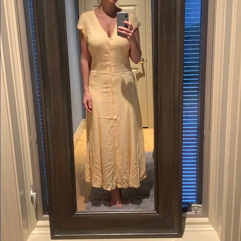 Yellow summer dress